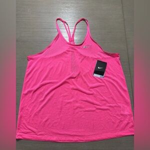 Nike Women's Vibrant Pink Racerback Tank Top